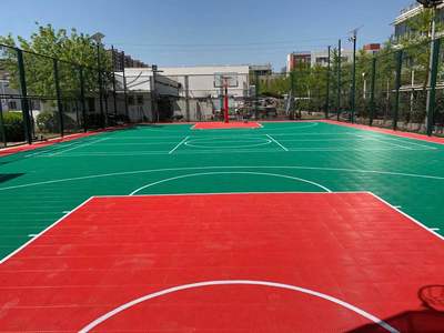 操場地墊-懸浮拼裝地板施工方案-湘冠體育